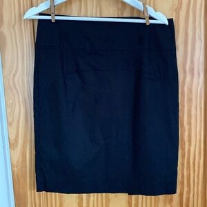 GAP Black Stretch Pencil Skirt Size 8